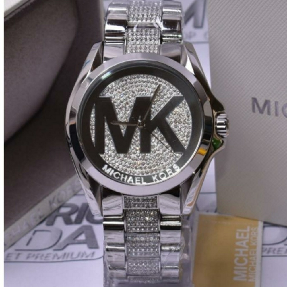 Brand NWT MICHAEL KORS Crystal Glitz ladies watch - Picture 1 of 6